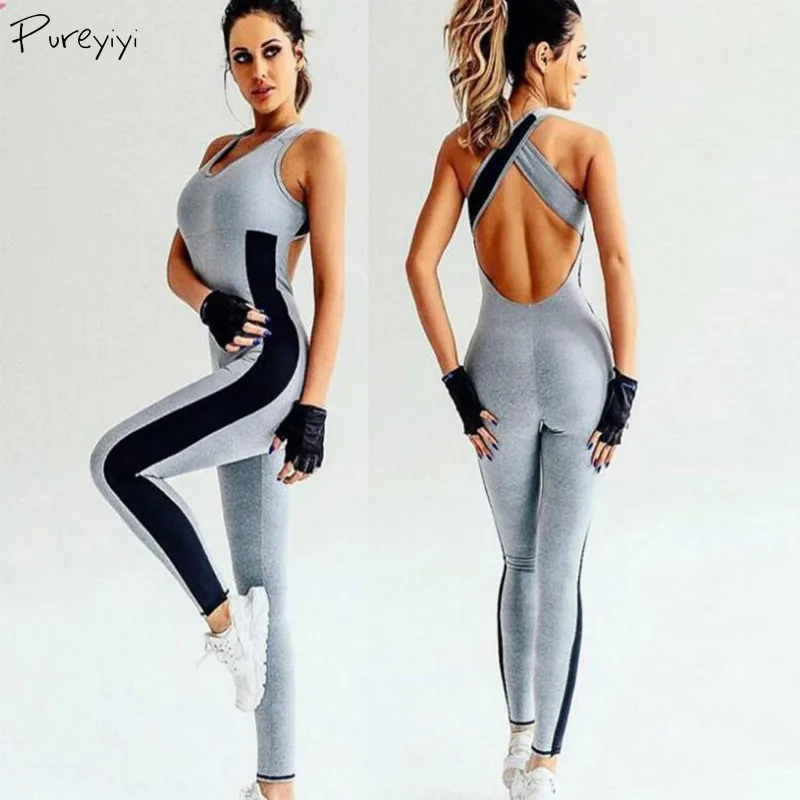 Woman Sport Fitness Clothes Sport Wear Overalls Sexy Hollow Out Yoga Fitness Patchwork Bodysuit Sleeveless Yogaing Jumpsuit
Woman Sport Fitness Clothes Sport Wear Overalls Sexy Hollow Out Yoga Fitness Patchwork Bodysuit Sleeveless Yogaing Jumpsuit