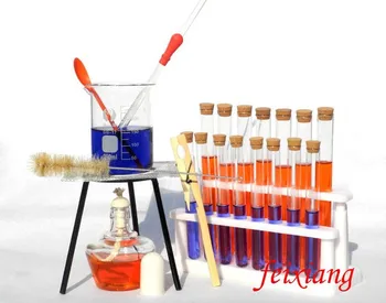 Free shipping educational equipment set test tube, tube stand ,beaker ,dropper ,alcohol burner laboratory
Free shipping educational equipment set test tube, tube stand ,beaker ,dropper ,alcohol burner laboratory