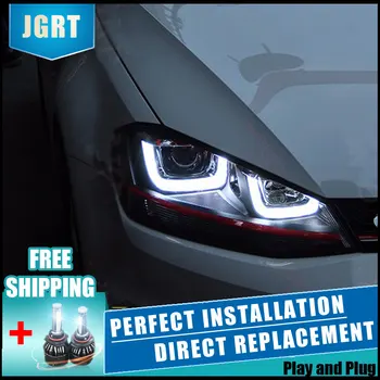 2PCS LED Headlights For VW Golf 7 2013-2014 Car Led Lights Double Xenon Lens Car Accessories Daytime Running Lights Fog Light
2PCS LED Headlights For VW Golf 7 2013-2014 Car Led Lights Double Xenon Lens Car Accessories Daytime Running Lights Fog Light