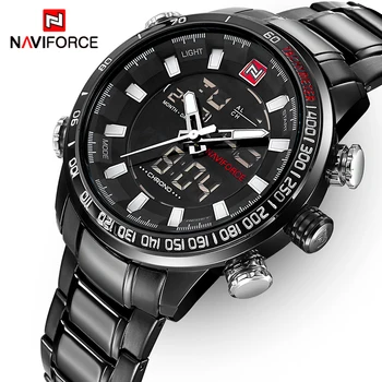 NAVIFORCE Top Brand Luxury Mens Watches Fashion Casual Sport Wristwatch Dual Display Date Clock Army Military Relogio Masculino
NAVIFORCE Top Brand Luxury Mens Watches Fashion Casual Sport Wristwatch Dual Display Date Clock Army Military Relogio Masculino