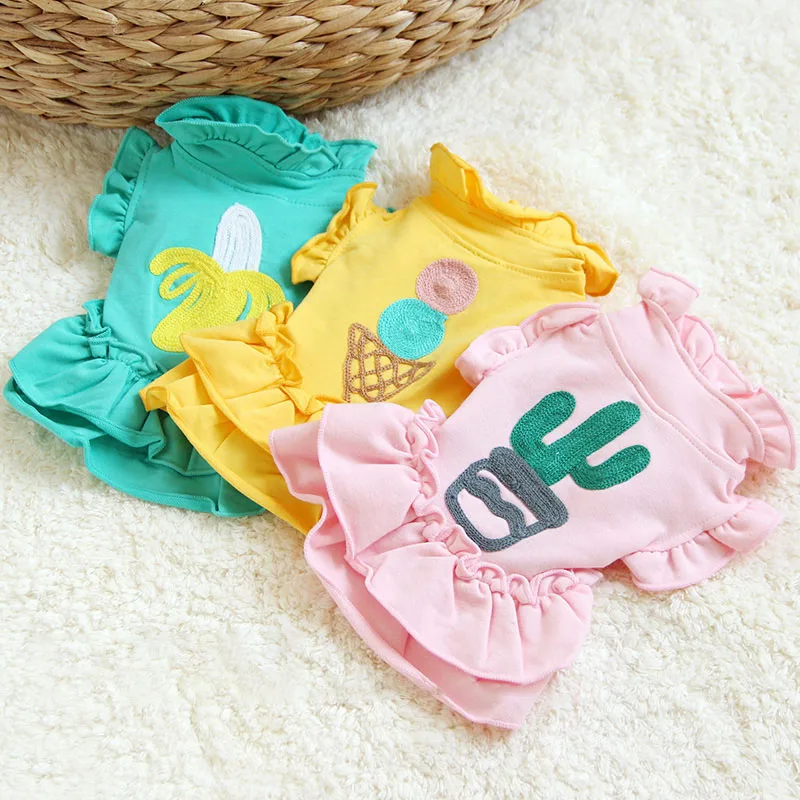 Pet Dog Dress Cactus Embroidery Pet Dress for Small Medium Dogs Costume French Bulldog Pet Skirt Small Dog Dresses Disfraz Perro
Pet Dog Dress Cactus Embroidery Pet Dress for Small Medium Dogs Costume French Bulldog Pet Skirt Small Dog Dresses Disfraz Perro