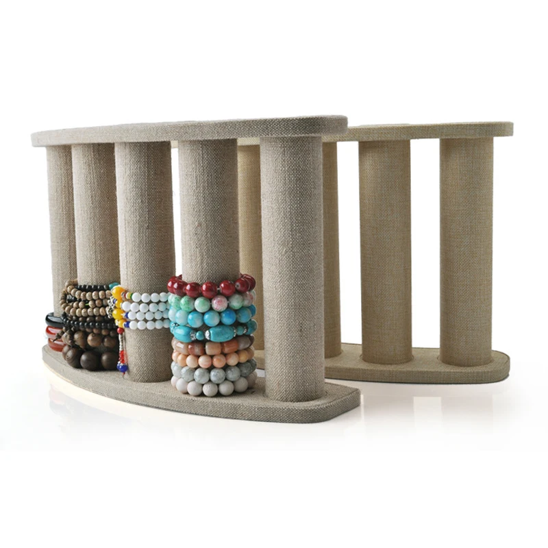 High Quality Linen 4 Tiers Jewelry Display Holder for Watch Bangle Bracelet Jewelry Display Holder Stand Rack Showcase Display
High Quality Linen 4 Tiers Jewelry Display Holder for Watch Bangle Bracelet Jewelry Display Holder Stand Rack Showcase Display