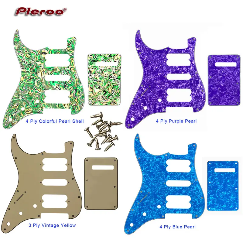 Quality Guitar Pickguard -For US Left Handed HSH 11 Screw Holes Player Startocaster Humbucker HSH Scratch Plate & Back Pl
Quality Guitar Pickguard -For US Left Handed HSH 11 Screw Holes Player Startocaster Humbucker HSH Scratch Plate & Back Pl