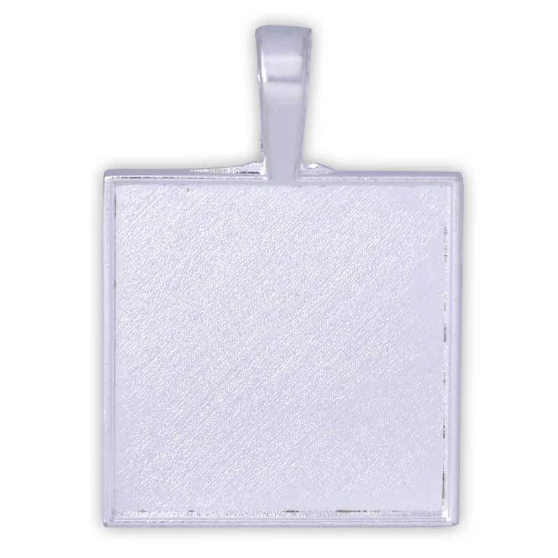 1 inch Square Blank Bezel Pendant Tray, Cabochon Setting, Metal Pendant Blanks, sivler plated Pendant Base, 20pcs/lot-C1188
1 inch Square Blank Bezel Pendant Tray, Cabochon Setting, Metal Pendant Blanks, sivler plated Pendant Base, 20pcs/lot-C1188