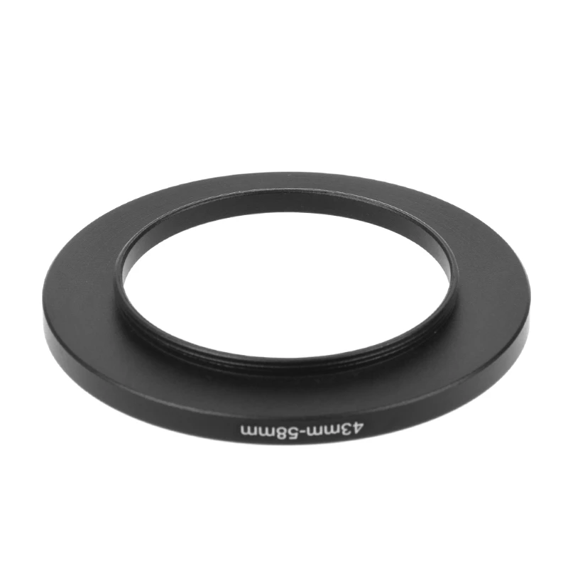 43mm To 58mm Metal Step Up Rings Lens Adapter Filter Camera Tool Accessories New