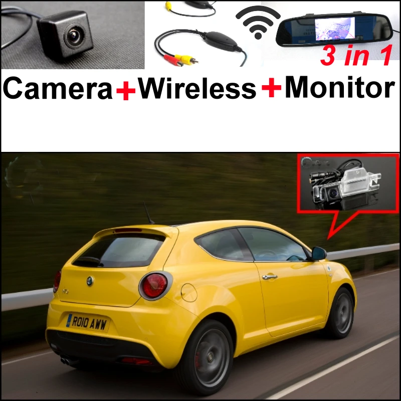 Wireless Receiver + 3in1 Special WiFi Camera + Mirror Monitor EASY DIY Parking System For Alfa Romeo MiTo AR Furiosa 2007~Onwork
Wireless Receiver + 3in1 Special WiFi Camera + Mirror Monitor EASY DIY Parking System For Alfa Romeo MiTo AR Furiosa 2007~Onwork