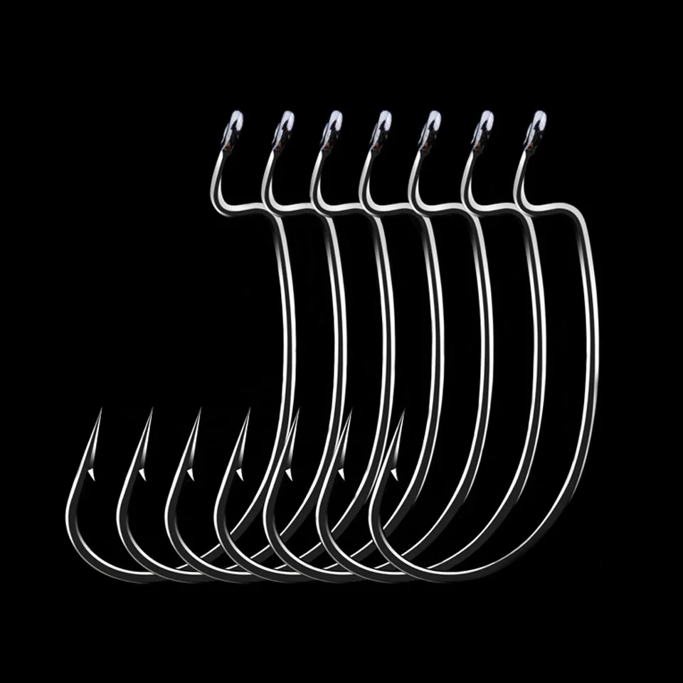 WALK FISH 50PCS/Lot Fishing Soft Worm Hooks High Carbon Steel Wide Super Lock Fishhooks Lure Softjerk Hooks 8#-3/0 Fishing
WALK FISH 50PCS/Lot Fishing Soft Worm Hooks High Carbon Steel Wide Super Lock Fishhooks Lure Softjerk Hooks 8#-3/0 Fishing