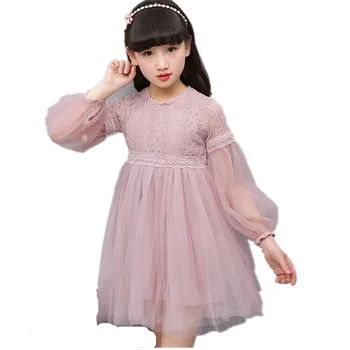 Summer Girls Dress 2018 Casual Long Sleeve Lace Mesh Kids Dresses For Girl Autumn Clothing Cute Princess Dress D0791
Summer Girls Dress 2018 Casual Long Sleeve Lace Mesh Kids Dresses For Girl Autumn Clothing Cute Princess Dress D0791