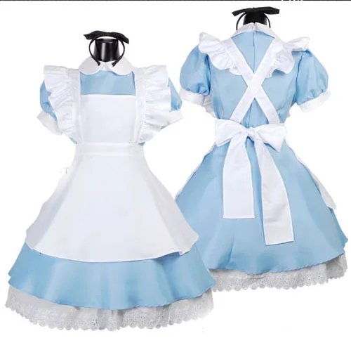 New Arrival Light Blue Maid Cosplay Costume Alice Cosplay Dress Anime Summer Style Vintage Lolita Dresses for Women Girls
New Arrival Light Blue Maid Cosplay Costume Alice Cosplay Dress Anime Summer Style Vintage Lolita Dresses for Women Girls
