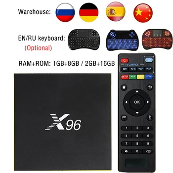 X96 Android 6.0 TV Box Amlogic S905X Max 2GB RAM 16GB ROM Quad Core WIFI HDMI 4K*2K