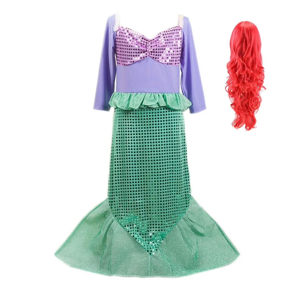 FINDPITAYA The Little Mermaid Cosplay Costume Kids Girls Ariel Princess Dress Children Party Birthday Halloween Novelty Disguise
FINDPITAYA The Little Mermaid Cosplay Costume Kids Girls Ariel Princess Dress Children Party Birthday Halloween Novelty Disguise