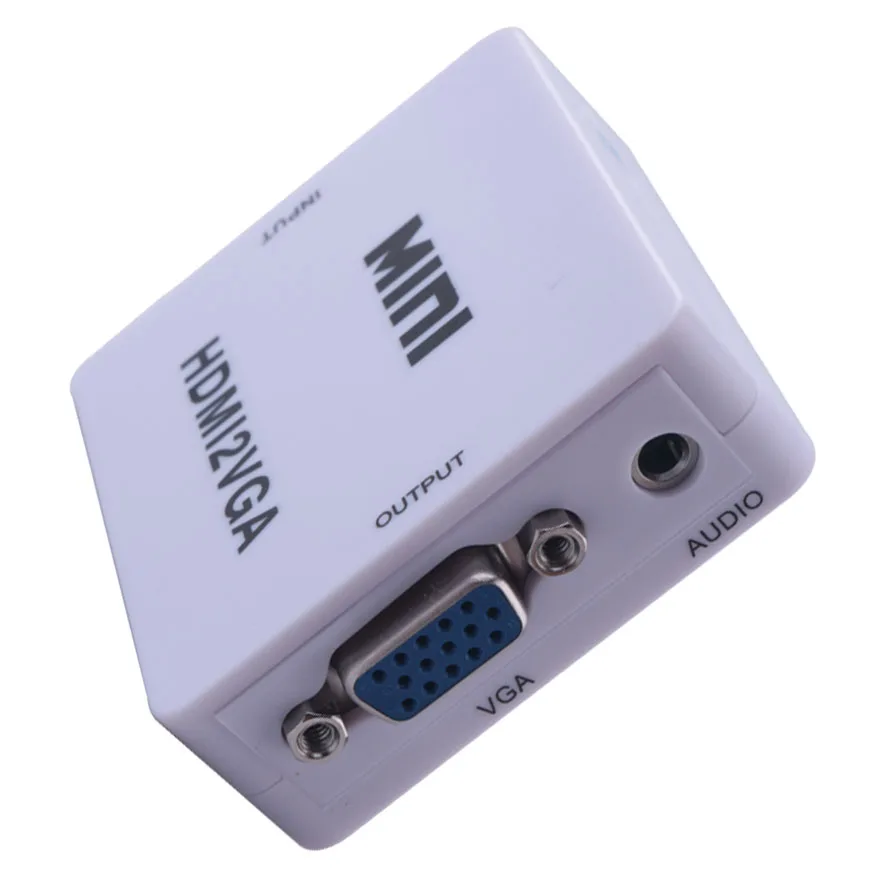 1080P MINI HDMI to VGA Converter With Audio HDMI2VGA Video Box Adapter For Xbox360 PC DVD PS3 PS4
1080P MINI HDMI to VGA Converter With Audio HDMI2VGA Video Box Adapter For Xbox360 PC DVD PS3 PS4