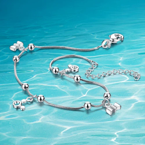 925 sterling silver jewelry;Sterling silver anklets for women;925Sterling silver; brand accessories;vintage style;
925 sterling silver jewelry;Sterling silver anklets for women;925Sterling silver; brand accessories;vintage style;