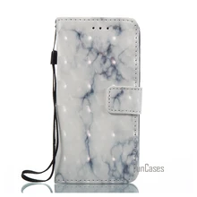 Lederen Portemonnee Flip Marmer Case Voor iPhone 6 6 s Telefoon Cover Accessoire Zwart Voor ipone iphon ihone ifon aifon celular(China)