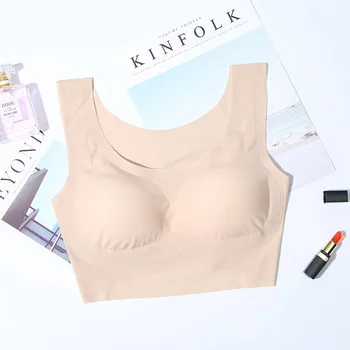 Seamless Bra Two Layer With Free Ice Silk movable Sponge Sexy Bra Leisure women bra Bargain Sale
Seamless Bra Two Layer With Free Ice Silk movable Sponge Sexy Bra Leisure women bra Bargain Sale
