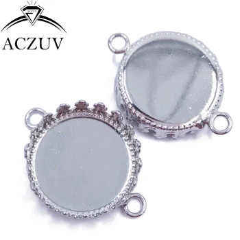 200pcs Rhodium Plated 15mm 20mm 25mm Bracelet Jewelry Link Connector Bezel Blank Pendant Tray Cabochon Base Setting DPC007
200pcs Rhodium Plated 15mm 20mm 25mm Bracelet Jewelry Link Connector Bezel Blank Pendant Tray Cabochon Base Setting DPC007