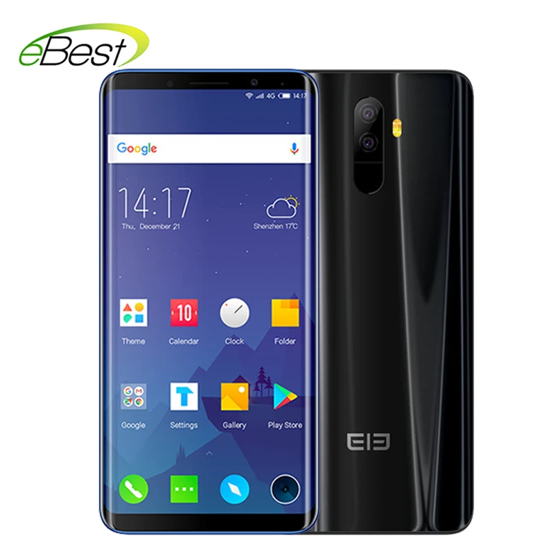 Elephone U 4G Mobile phone 5.99 Inch MT6763 Octa Core 6GB 128GB Face ID Android 7.1 13MP dual back Camera 4G LTE Smartphone
Elephone U 4G Mobile phone 5.99 Inch MT6763 Octa Core 6GB 128GB Face ID Android 7.1 13MP dual back Camera 4G LTE Smartphone