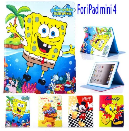 Tablet Case for Apple ipad mini 4 Cartoon Mickey Stitch Bear prints PU leather protective Cover stand shell coque para capa
Tablet Case for Apple ipad mini 4 Cartoon Mickey Stitch Bear prints PU leather protective Cover stand shell coque para capa