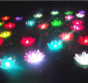 Hot Sale 50Pcs/lot 19 cm Floating LED Lotus Lamp in Colorful Changed Water Pool Wishing Lights for Party Decoration Supplies
Hot Sale 50Pcs/lot 19 cm Floating LED Lotus Lamp in Colorful Changed Water Pool Wishing Lights for Party Decoration Supplies