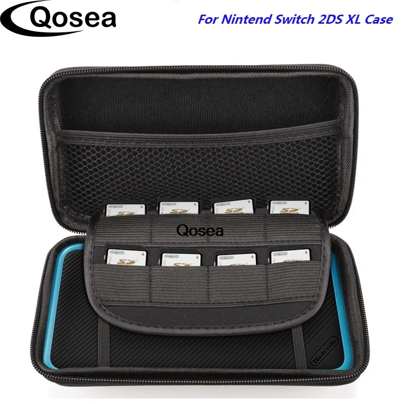 

Qosea For Nintend Switch 2DS XL Nintendo DS LL Case Deluxe Best Game Travel Carrying Premium Protective Portable Hard Carry Case