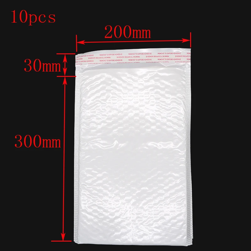 10pcs white ultra-thin bubble bag waterproof and shockproof pearl film envelope business office stationery (20*30cm+3cm)
10pcs white ultra-thin bubble bag waterproof and shockproof pearl film envelope business office stationery (20*30cm+3cm)