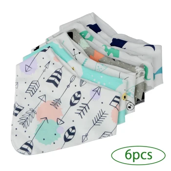 6Pcs/Lot Cotton Baby Bibs Infant Sling Neckerchief Triangle Bandana Bibs for Baby Gift
6Pcs/Lot Cotton Baby Bibs Infant Sling Neckerchief Triangle Bandana Bibs for Baby Gift