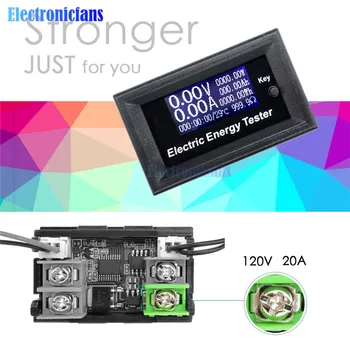Digital Voltmeter Ammeter Voltage LCD Current Meter amperimetro Wattmeter Volt Capacity Tester Indicator DC 120V 20A LCD Monitor
Digital Voltmeter Ammeter Voltage LCD Current Meter amperimetro Wattmeter Volt Capacity Tester Indicator DC 120V 20A LCD Monitor