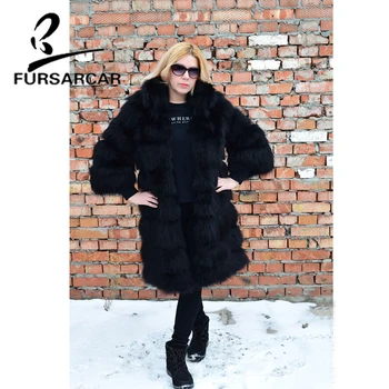 FURSARCAR Natural Real Fox Fur Coat Women Winter Fashion New Style Female Fox Fur Jacket Black Thick Warm Fur Coat With Collar
FURSARCAR Natural Real Fox Fur Coat Women Winter Fashion New Style Female Fox Fur Jacket Black Thick Warm Fur Coat With Collar