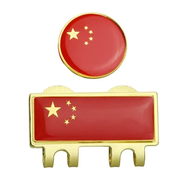 Free Shipping 2 pcs/lot Chinese Flag Golf Ball Marker w Golf Cap Clip, Golf Ball Mark, Golf Hat Clips
Free Shipping 2 pcs/lot Chinese Flag Golf Ball Marker w Golf Cap Clip, Golf Ball Mark, Golf Hat Clips