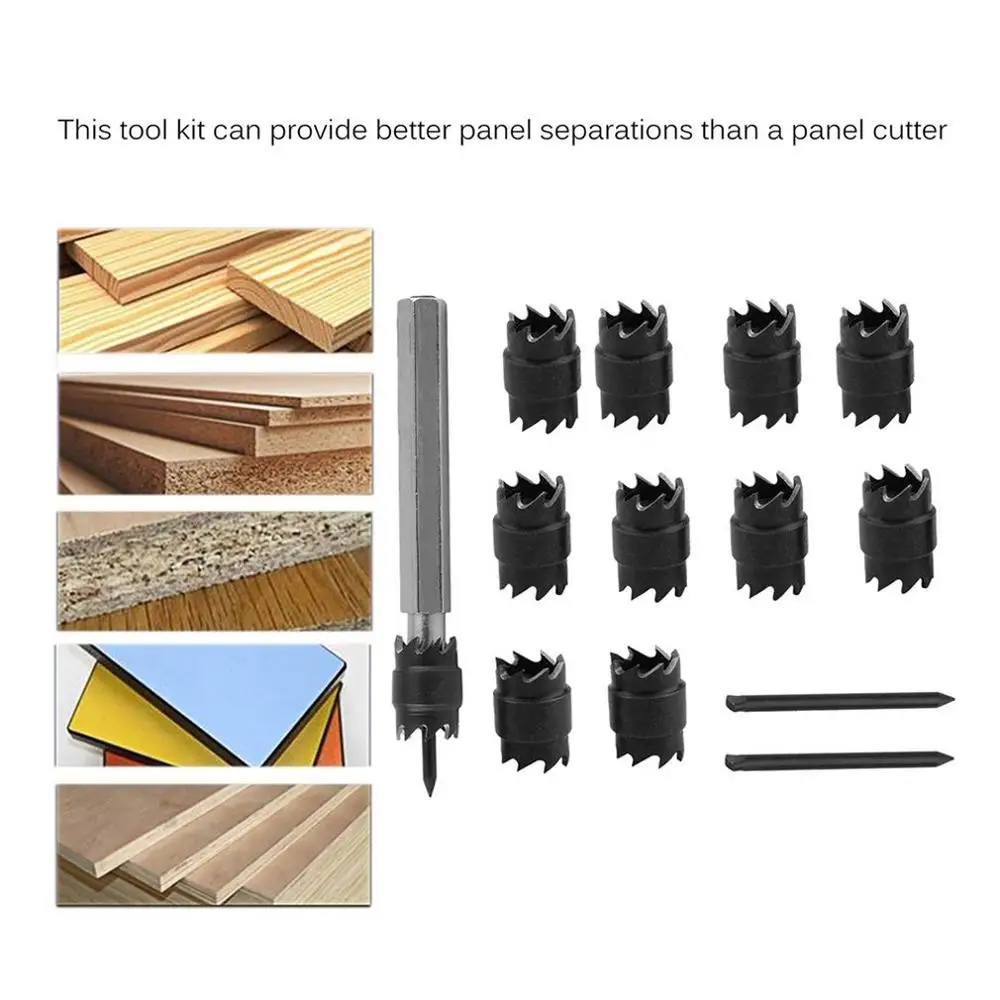 13PCS HSS Welded Cutter Bit Saw Set Multi-Functional Twist Drill Bit Set Professional Woodworking Wood Tool
13PCS HSS Welded Cutter Bit Saw Set Multi-Functional Twist Drill Bit Set Professional Woodworking Wood Tool