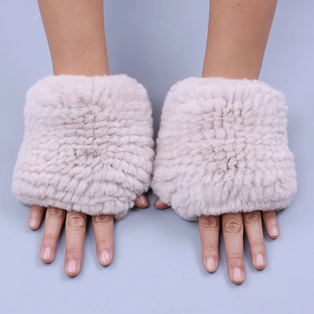2019 New Genuine Rex Rabbit Fur Knitted Women's Fingerless Wrist Gloves Mittens Real Fur Winter Type Gloves Soft Warm Elastic
2019 New Genuine Rex Rabbit Fur Knitted Women's Fingerless Wrist Gloves Mittens Real Fur Winter Type Gloves Soft Warm Elastic