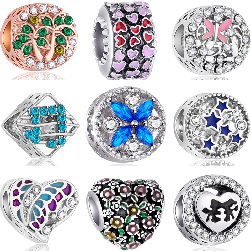 Gorgeous Fashion Crown Butterfly Flower Star Love Heart Mickey Crystal Beads Fit Pandora Charms Bracelets for Women DIY Jewelry
Gorgeous Fashion Crown Butterfly Flower Star Love Heart Mickey Crystal Beads Fit Pandora Charms Bracelets for Women DIY Jewelry