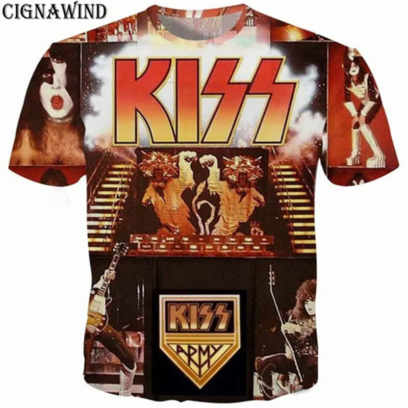 New Harajuku style t shirt men/women KISS rock Band 3D Printing t-shirts Short sleeve hip hop tshirt Streetwear summer tops
New Harajuku style t shirt men/women KISS rock Band 3D Printing t-shirts Short sleeve hip hop tshirt Streetwear summer tops
