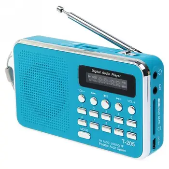 Portable T205 FM Radio MP3 Player Mini Music Speaker Multifunctional Sound Box Support TF/SD Card USB AUX Audio Input
Portable T205 FM Radio MP3 Player Mini Music Speaker Multifunctional Sound Box Support TF/SD Card USB AUX Audio Input