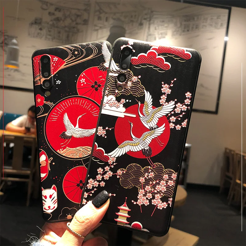 for Huawei P30 Pro Lite P20 Nova 4e 4 3 3i P Smart Plus Mate 20 10 20X P10 Plus Case 3D Relief Crane Soft Back Cover Case
for Huawei P30 Pro Lite P20 Nova 4e 4 3 3i P Smart Plus Mate 20 10 20X P10 Plus Case 3D Relief Crane Soft Back Cover Case