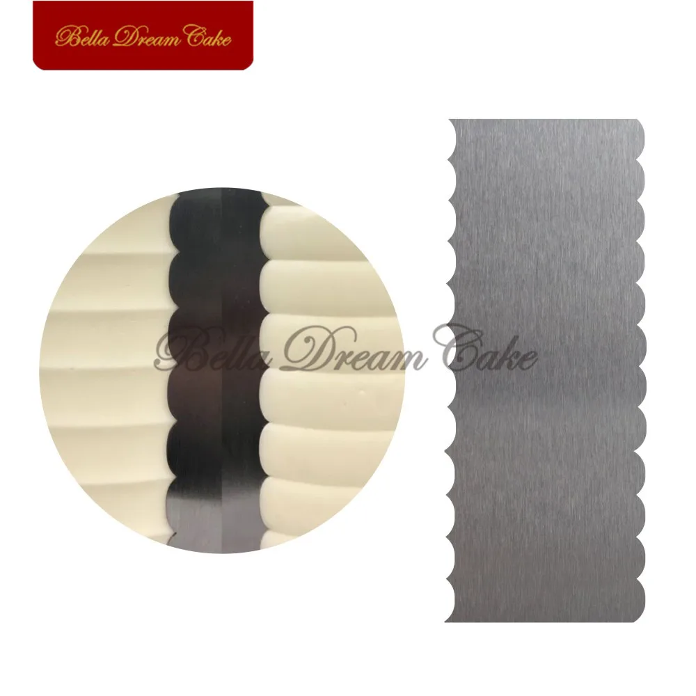 Double Side Big Wave Stainless Steel Scraper Cake Spatulas Butter Cream Smoother Cake Decorating Tools Fondant Baking Cake Mold
Double Side Big Wave Stainless Steel Scraper Cake Spatulas Butter Cream Smoother Cake Decorating Tools Fondant Baking Cake Mold