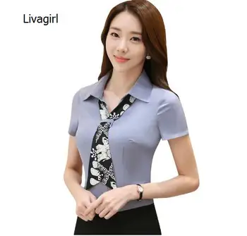 fashion scarf design womens tops and blouses short sleeve рубашка женская plus size tops
fashion scarf design womens tops and blouses short sleeve рубашка женская plus size tops