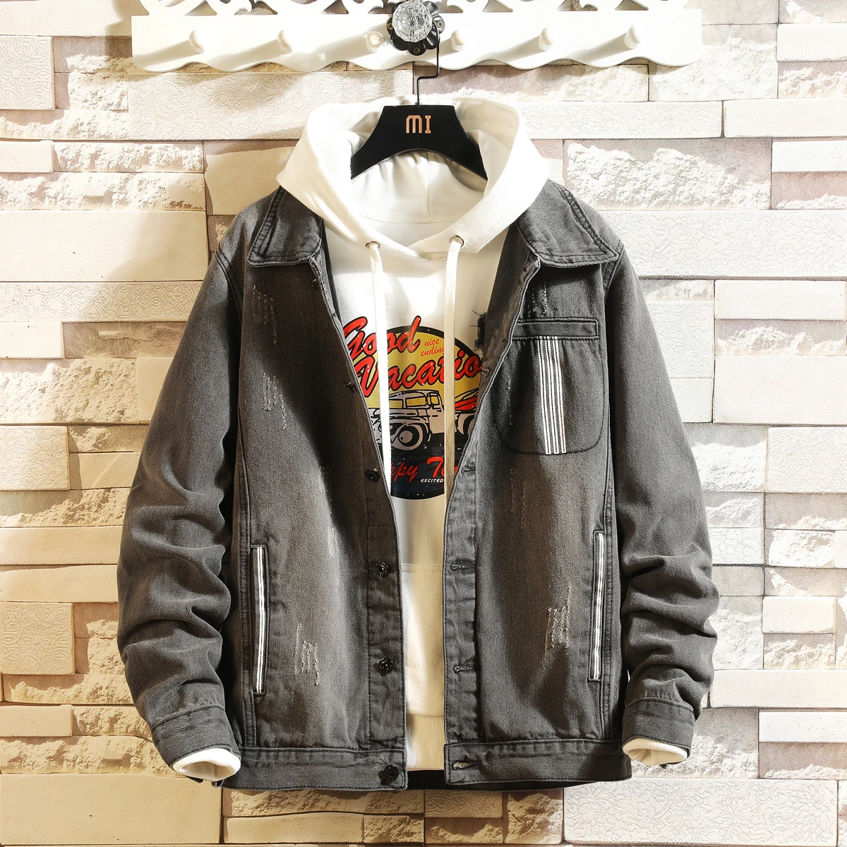 2019 Cotton Solid Denim Jacket Mens Spring Autumn Casual Slim Fit Bomber Jackets Men Jean Jacket Mens Outwear Male Cowboy S-5XL
2019 Cotton Solid Denim Jacket Mens Spring Autumn Casual Slim Fit Bomber Jackets Men Jean Jacket Mens Outwear Male Cowboy S-5XL