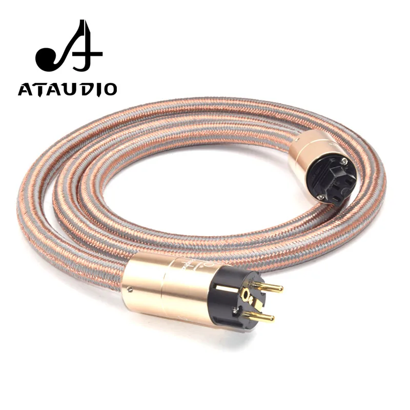 Кабель питания ATAUDIO Hifi Accuphase высокой чистоты OFC шнур с европейской вилкой для