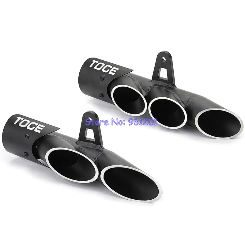 Inlet 51mm Motorcycle TOCE Exhaust Muffler Pipe Escape Slip On Universal for Z900 Z1000 R1 R6 FZ07 FZ09 etc Left and Right Side
Inlet 51mm Motorcycle TOCE Exhaust Muffler Pipe Escape Slip On Universal for Z900 Z1000 R1 R6 FZ07 FZ09 etc Left and Right Side