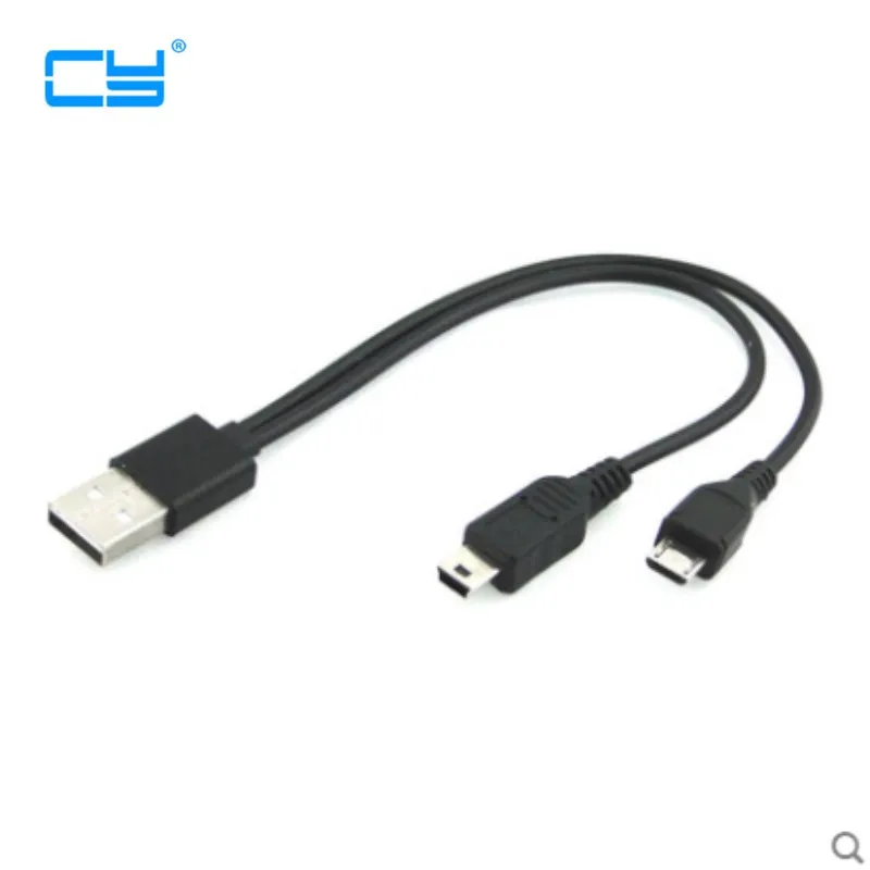 2 in 1 COMBO Mini-usb Mini USB & micro usb 2.0 Micro-USB 5 pin connector Y Cable 30cm 1ft For charge and data sync
2 in 1 COMBO Mini-usb Mini USB & micro usb 2.0 Micro-USB 5 pin connector Y Cable 30cm 1ft For charge and data sync