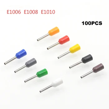 100pcs Tube insutated cord end terminals Electrical crimp terminal wire connector E1006 E1008 E1010 wiring cable ferrules VE
100pcs Tube insutated cord end terminals Electrical crimp terminal wire connector E1006 E1008 E1010 wiring cable ferrules VE