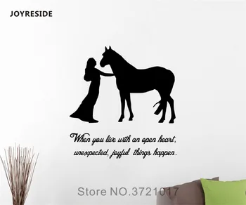 JOYRESIDE Horse Wall Sticker Quotes Decals Vinyl Interior Decor Kids Girls Room Bedroom Living room Home Design Art Murals A1251
JOYRESIDE Horse Wall Sticker Quotes Decals Vinyl Interior Decor Kids Girls Room Bedroom Living room Home Design Art Murals A1251