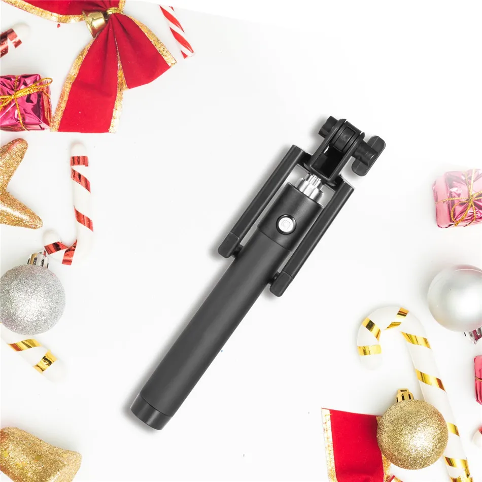 Selfie Stick For Android Mobile Phone Extendable Cable Control Self-portrait Monopod Mount Holder for Samsung Huawei P20 Xiaomi