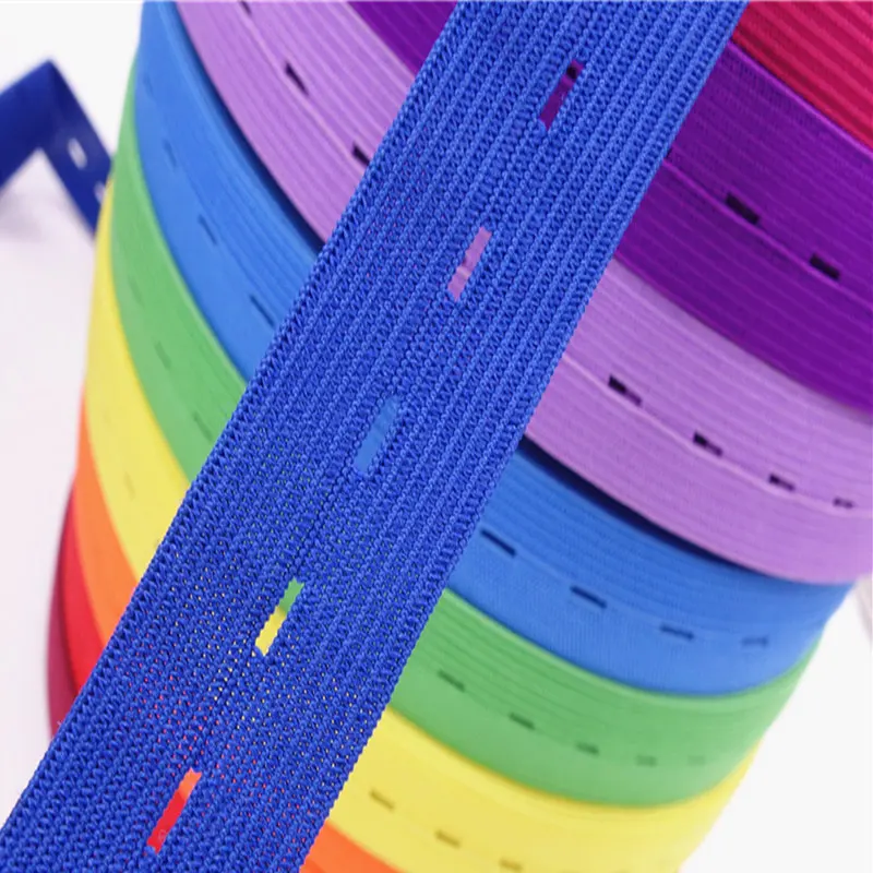 10 yards / batch elastic band DIY sewing accessories adjustable elastic band length, buttonhole elastic band, width 1.8CM
10 yards / batch elastic band DIY sewing accessories adjustable elastic band length, buttonhole elastic band, width 1.8CM