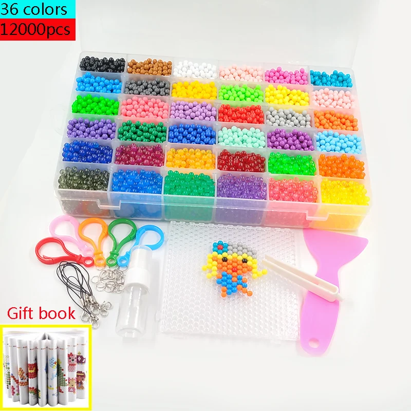 12000 pcs Colorful DIY Magic Aqua Beads Animal Molds Hand Making 3D Puzzle Kids Educational Set Hama beads Toys Childre Gifts
12000 pcs Colorful DIY Magic Aqua Beads Animal Molds Hand Making 3D Puzzle Kids Educational Set Hama beads Toys Childre Gifts