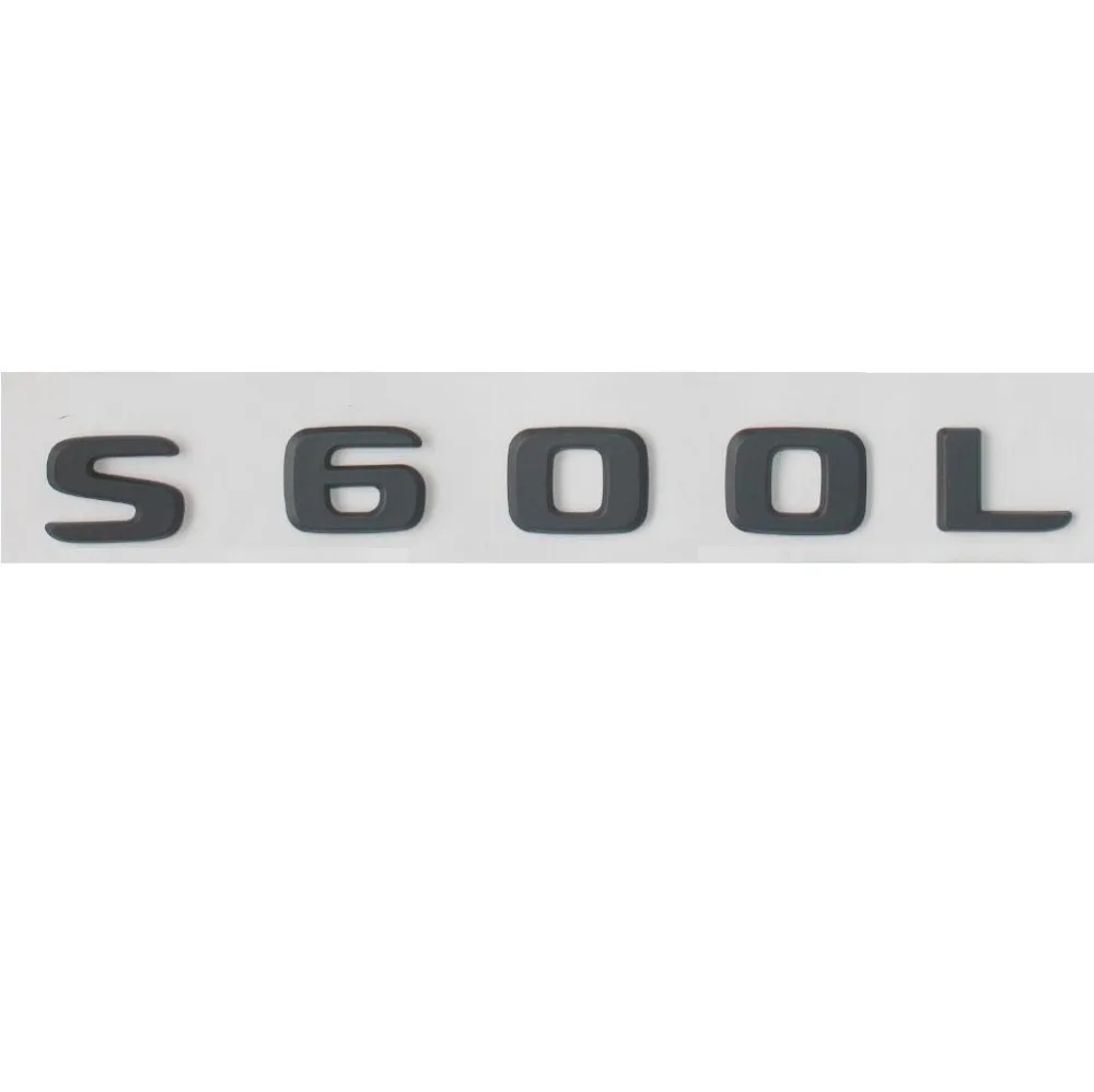 Newest Matte Black ABS Rear Trunk Letters Badge Badges Emblem Emblems Decal Sticker for Mercedes Benz S Class S600L 2017
Newest Matte Black ABS Rear Trunk Letters Badge Badges Emblem Emblems Decal Sticker for Mercedes Benz S Class S600L 2017