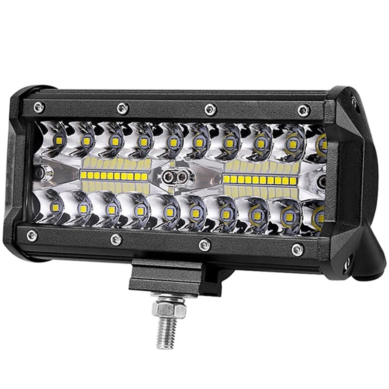 120W Combo Led Light Bars Spot Flood Beam For Work Driving Offroad Boat Car Tractor Truck 4x4 SUV ATV 12V 24V 16.5*8cm
120W Combo Led Light Bars Spot Flood Beam For Work Driving Offroad Boat Car Tractor Truck 4x4 SUV ATV 12V 24V 16.5*8cm