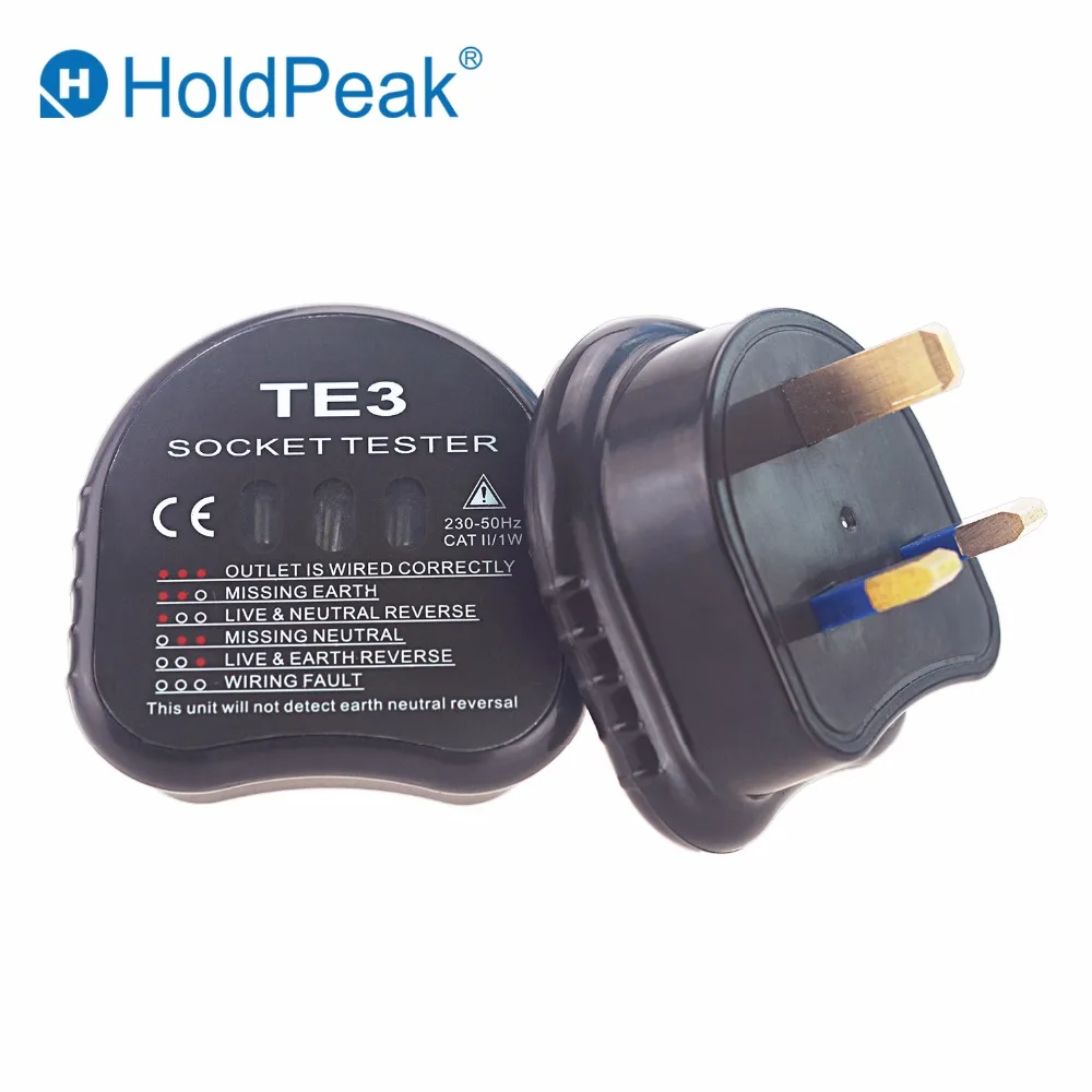 HoldPeak TE3 220V - 250V EU Plug Socket Tester Electric Portable Voltage Circuit Breaker Finders Detector For Ensure Line
HoldPeak TE3 220V - 250V EU Plug Socket Tester Electric Portable Voltage Circuit Breaker Finders Detector For Ensure Line