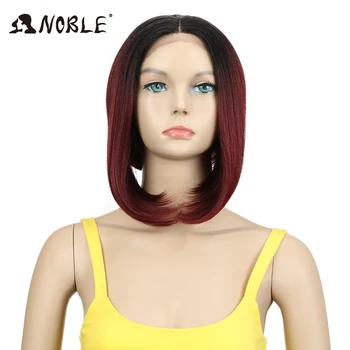 Noble Synthetic Lace Front Wig With Bangs Middle Part Burgundy Lace Front Wig Ombre 4 Color BOB Style Wigs For Black Women
Noble Synthetic Lace Front Wig With Bangs Middle Part Burgundy Lace Front Wig Ombre 4 Color BOB Style Wigs For Black Women